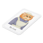 調理師CAT 3x4フレキシブルマグネット+文字II マグネット (左側)