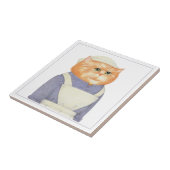 調理師CAT 4.25インチ角セラミックタイル タイル (側面)