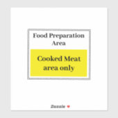 調理済み肉 シール (シート)