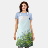 調理用エプロンクールエコデザイン エプロン (着用した状態)