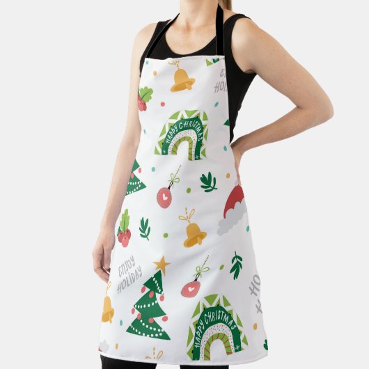 調理用キャンバス全面プリントエプロン – 大 エプロン (インサイチュ)