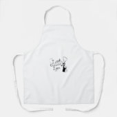 調理用キャンバス:E用のスタイリッシュキッチンエプロン エプロン (正面)