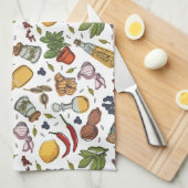 調理用スパイスのキッチンタオル キッチンタオル (四つ折り)