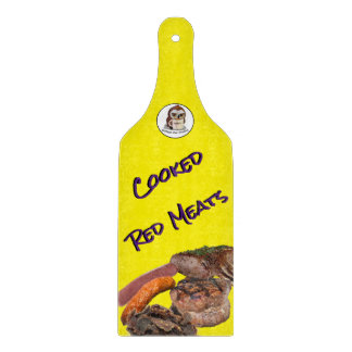 調理赤肉ガラスの切断板(把手付) カッティングボード