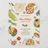 調理食品 招待状 (正面/裏面)