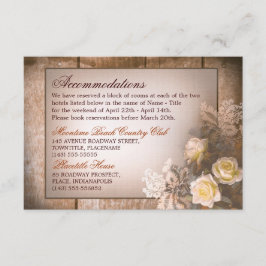 調節カードを結婚しているヴィンテージのバラ エンクロージャーカード