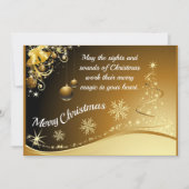 調節可能なクリスマスカード (正面)