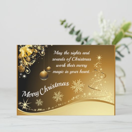 調節可能なクリスマスカード (スタンド正面)