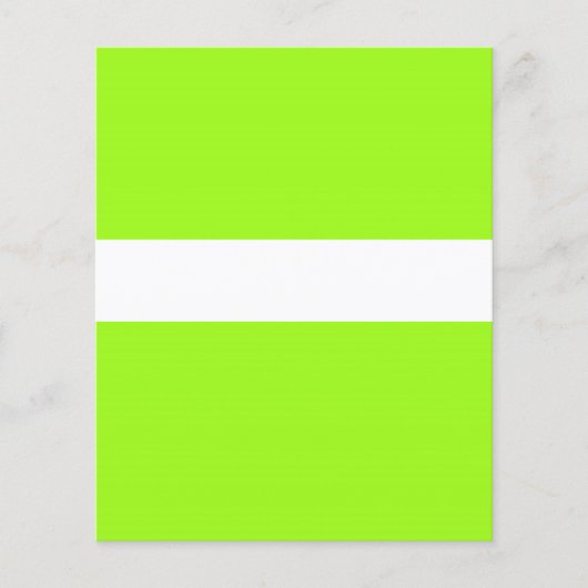 調節可能なチャートレーズネオン&ホワイトフライヤー チラシ (正面)