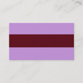 調節可能なラベンダーと茶色の名刺 名刺