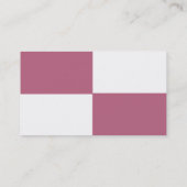 調節可能な名刺と白い名刺 名刺 (裏面)