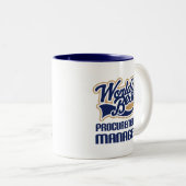 調達のマネージャー(世界のベスト)のためのギフトのアイディア ツートーンマグカップ (正面右)