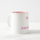 調達の特別なメスのマネージャーのプリンセス ツートーンマグカップ (正面左)