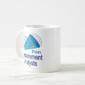 調達アナリストに声を掛ける コーヒーマグカップ (正面左)