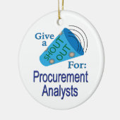 調達アナリストに声を掛ける セラミックオーナメント (左)