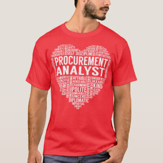 調達アナリストハート Tシャツ