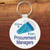 調達マネージャに声を掛ける キーホルダー (正面)