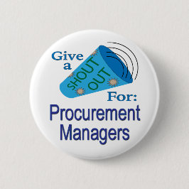 調達マネージャに声を掛ける 缶バッジ