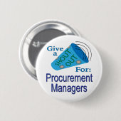 調達マネージャに声を掛ける 缶バッジ (正面&裏面)