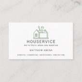 請モダン求業者保守サービス 名刺 (正面)