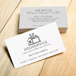 請モダン求業者保守サービス 名刺