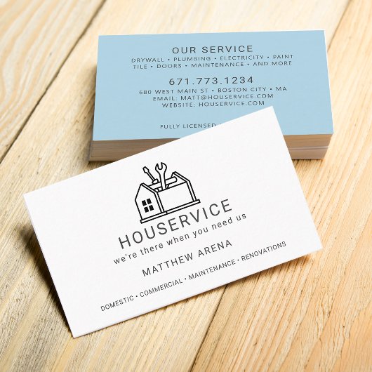 請モダン求業者保守サービス 名刺