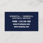 請モダン請業電気工事士 名刺 (裏面)