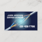 請モダン請業電気工事士 名刺 (正面)