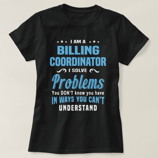 請求コーディネーター Tシャツ (デザイン正面)