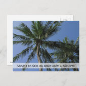 請求宇宙のパラダイスのポストカード 案内ポストカード (正面/裏面)