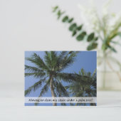 請求宇宙のパラダイスのポストカード 案内ポストカード (スタンド正面)