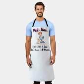 請求書を支払わないカスタムID エプロン (着用した状態)