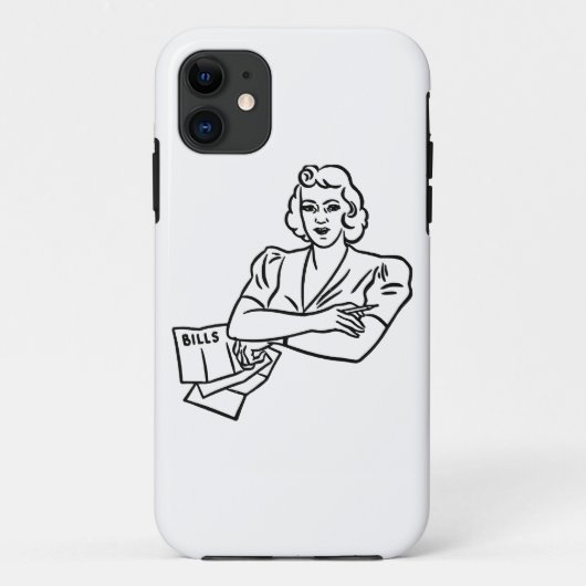 請求書エコノミーレディー Case-Mate iPhoneケース (裏面)