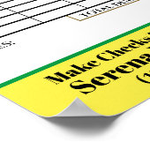 請求書シートのポスターをダウンロードしてください。 ポスター (角)