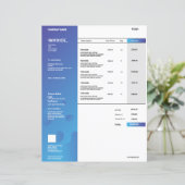 請求書テンプレート (スタンド正面)