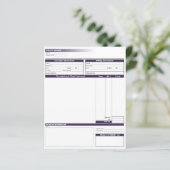 請求書テンプレート (スタンド正面)