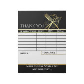 請求書メモ帳 ノートパッド (回転)