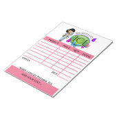 請求書メモ帳 ノートパッド (アングル)