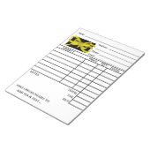 請求書メモ帳 ノートパッド (アングル)