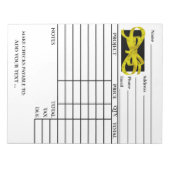 請求書メモ帳 ノートパッド (正面)