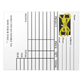 請求書メモ帳 ノートパッド