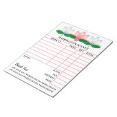 請求書メモ帳 ノートパッド (アングル)