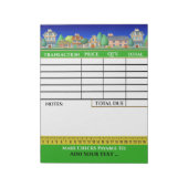 請求書メモ帳 ノートパッド (回転)