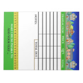 請求書メモ帳 ノートパッド (正面)