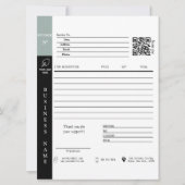 請求書モダン売上受入小規模企業 カード (正面)