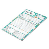 請求書営業型枠受入、ロゴの追加 ノートパッド (アングル)