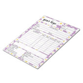 請求書営業型枠受入、ロゴの追加 ノートパッド (アングル)