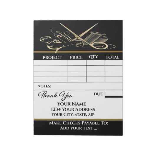 請求書 ノートパッド (回転)