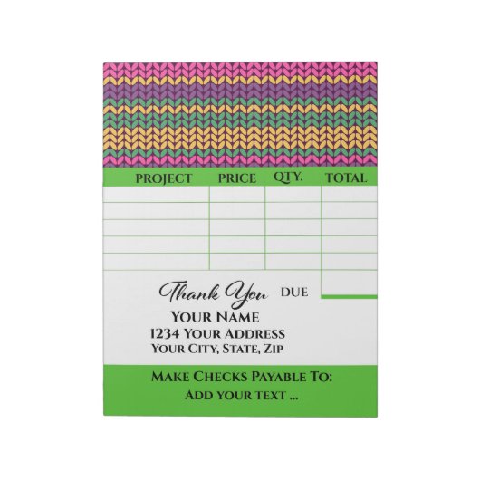 請求書 ノートパッド (回転)