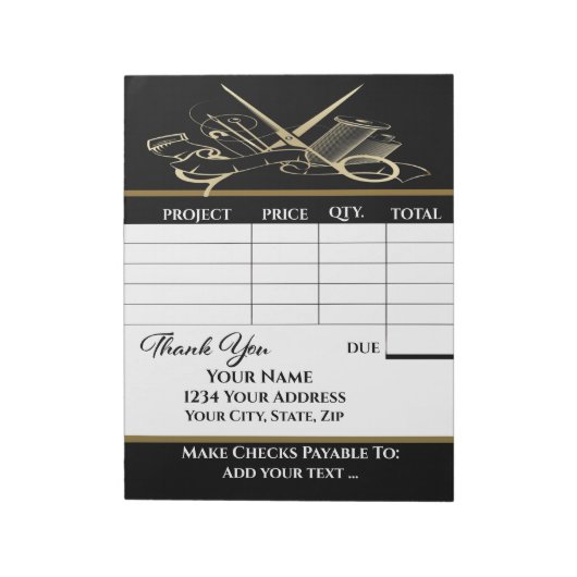 請求書 ノートパッド (回転)